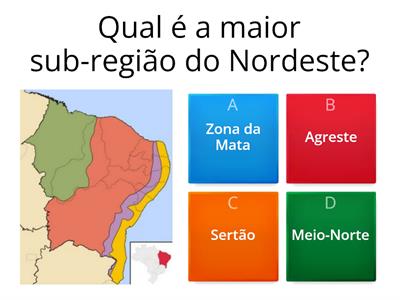 Nordeste - Sub-região Sertão