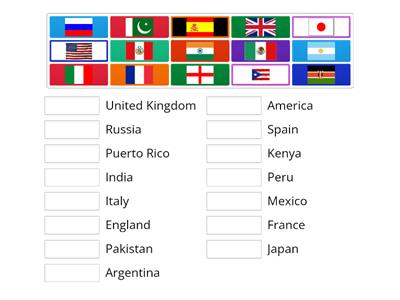 Countries and flags