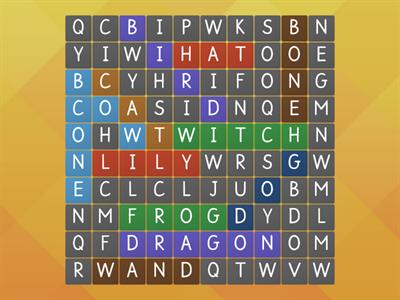 room on the broom wordsearch