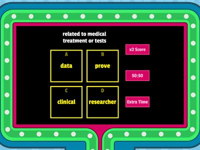 Unlock 4 LS Unit 3: Vocabulary Revision