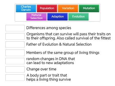 Evolution & Natural Selection