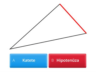 Katete vai hipotenūza