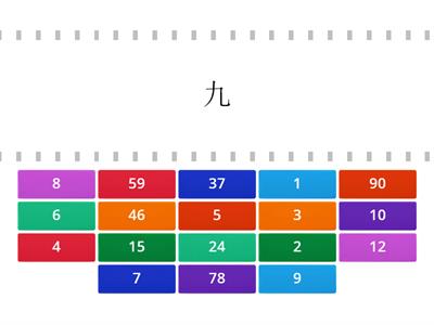 Y7 kanji numbers