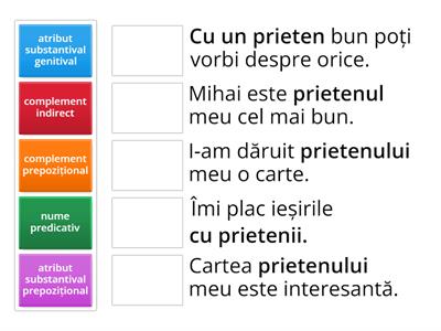 Atributul - Clasa a VII-a