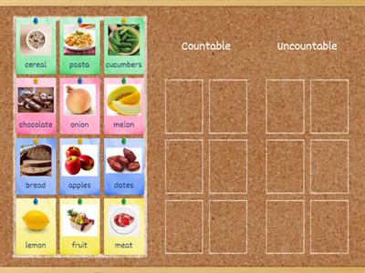 Countable and countable nouns