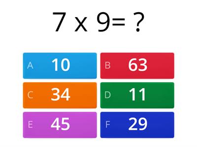 Multiplication Quiz