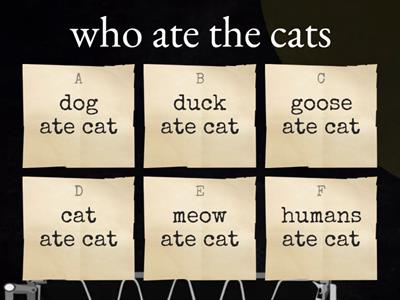 who ate cat