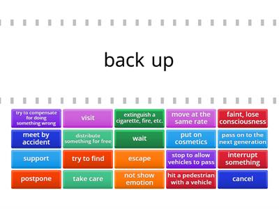 Phrasal verbs (Decoding 'back' to 'run')