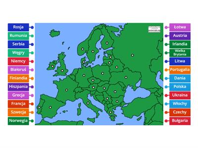 Kraje Europy