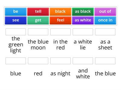 colour idioms