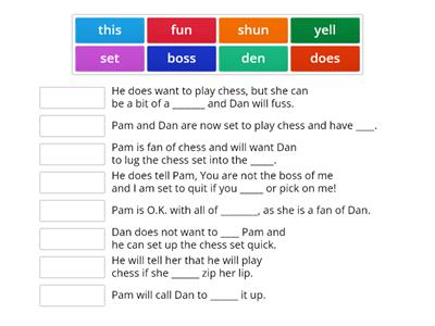 WRS 1.5 Sentences for Chess with Dan