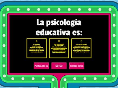 Psicología educativa 