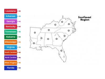 Southeast region abbreviation - Teaching resources