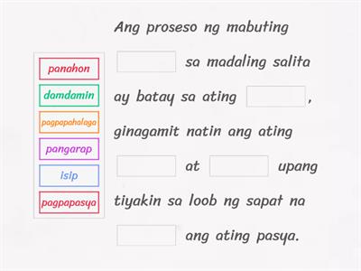 WEEK 6 MABUTING PAGPAPASYA