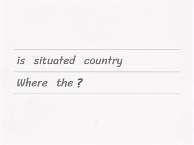 Country Geography Questions
