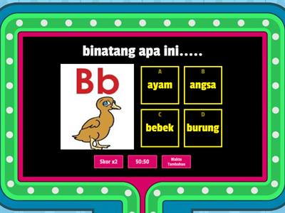 Mengenal nama binatang 