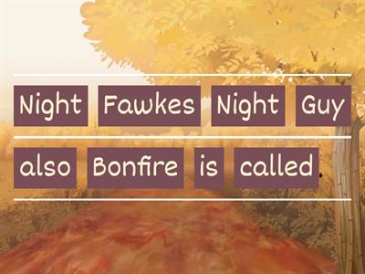 Bonfire Night Lower Beginners