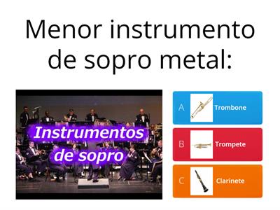 Instrumentos Musicais de Sopro