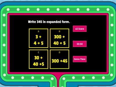 Standard/Expanded Form