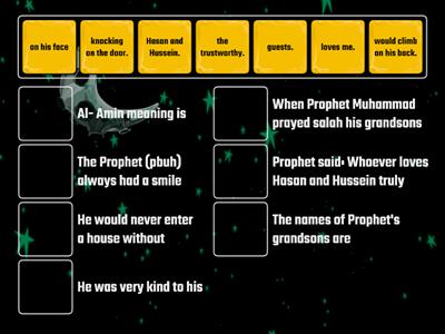 T3 Y1- "I love my Prophet" Reading Book Revision