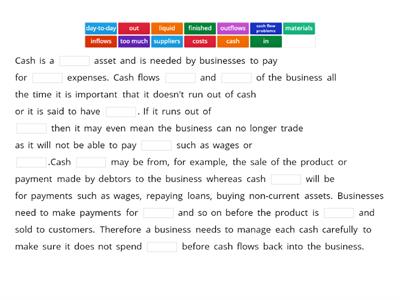 G 10 Cash Flow forecasting and working capital