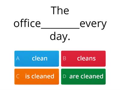 Passive Voice - Present Simple