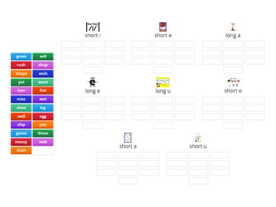 HMH G1 Module 3 spelling sort