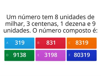  SISTEMA DE NUMERAÇÃO DECIMAL - Matemática