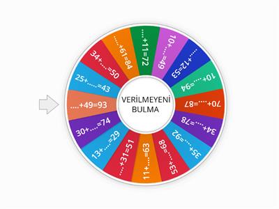 TOPLAMA İŞLEMİNDE VERİLMEYENİ BULMA