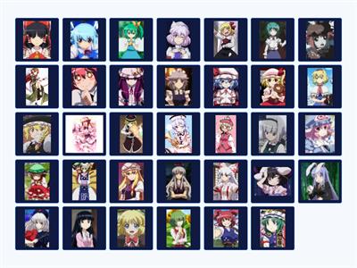 Touhou Characters (Part 1)