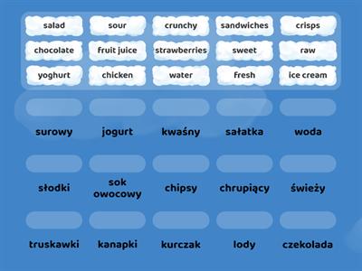 Food we like! - vocabulary