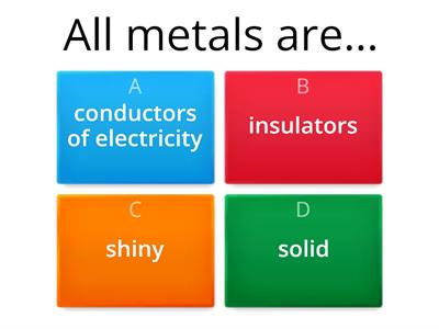 Metals Quiz