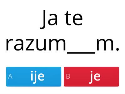  Hrvatski jezik-izgovaranje je i ije