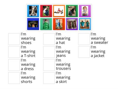 quiz clothes Audio  Voiced What are you wearing? SS