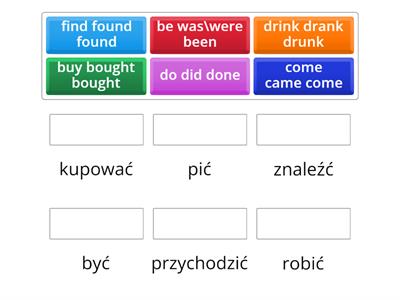 Irregular verbs p. 1