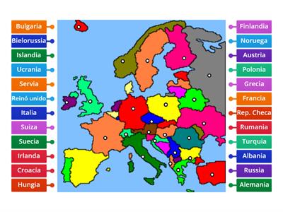 Mapa de euopa