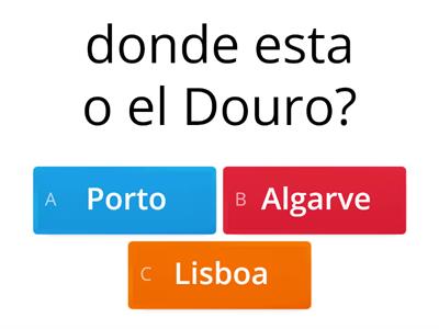 cuestionario sobre portugal