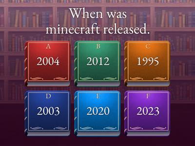 Minecraft quiz