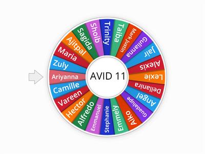 AVID Class Spinner