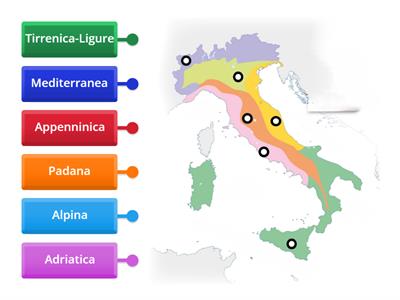 Le zone climatiche della penisola italiana
