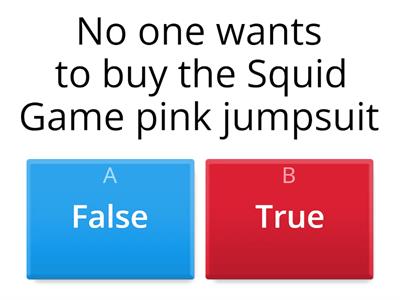 Squid Game True or False?