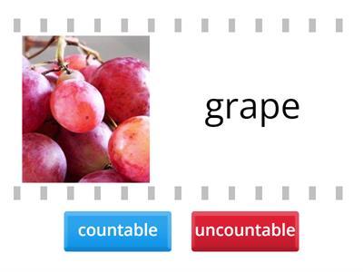 真假游戏-countable and uncountable nouns