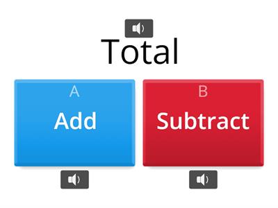  Add VS. Subtract Terms