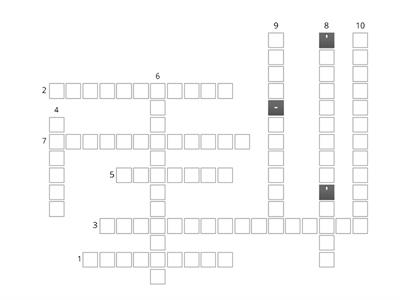 Test yourself Crossword - Film Posters