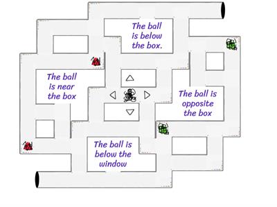 Inside outside below above near - Учебные ресурсы
