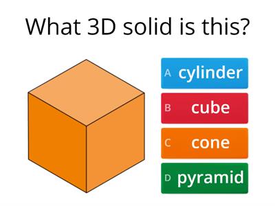 names of 3D solids 