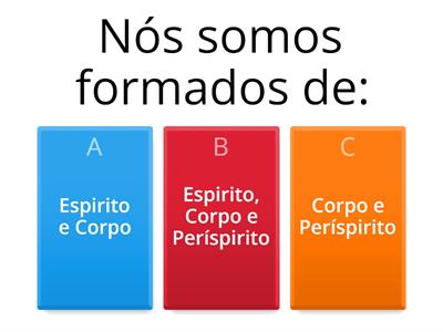 Espirito, Perispirito, Corpo