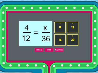 Solving Proportions