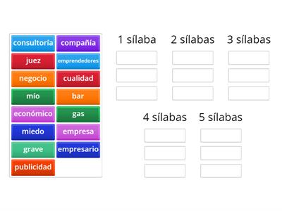  División silábica