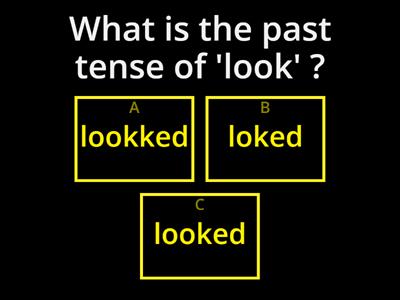 Simple Past Tense- Year 3 (26/10/2021)